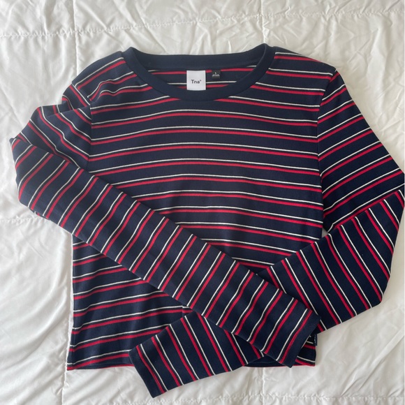 Aritzia Tops - Long sleeve aritzia tna striped t shirt